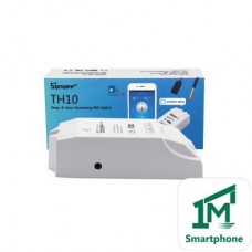 Sonoff TH10 одноканальное WiFi реле 10А с разъемом  для датчика с ПО 1M Smartphone